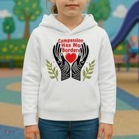 Compassion Has No Borders Kids Hoodie thumb 3