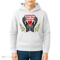 Compassion Has No Borders Kids Hoodie thumb 4