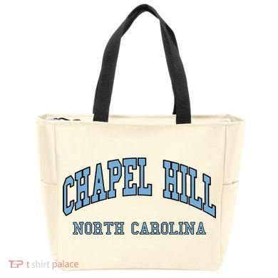 Chapel Hill North Carolina Throwback Tote Bag