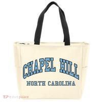 Chapel Hill North Carolina Throwback Tote Bag thumb 0