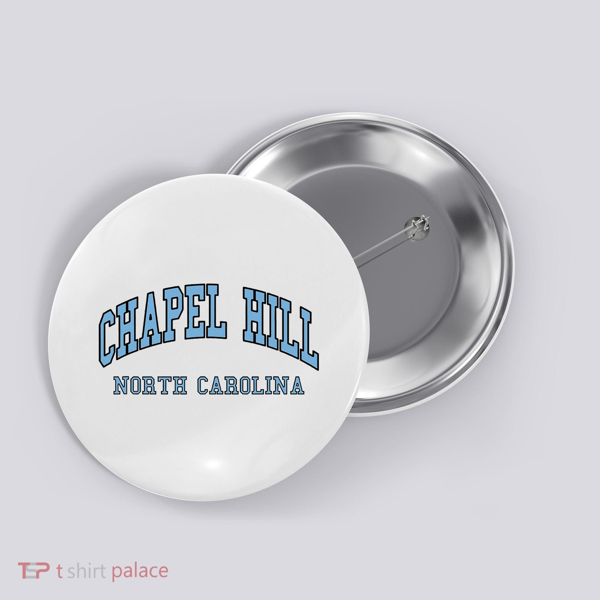 Chapel Hill North Carolina Throwback Button
