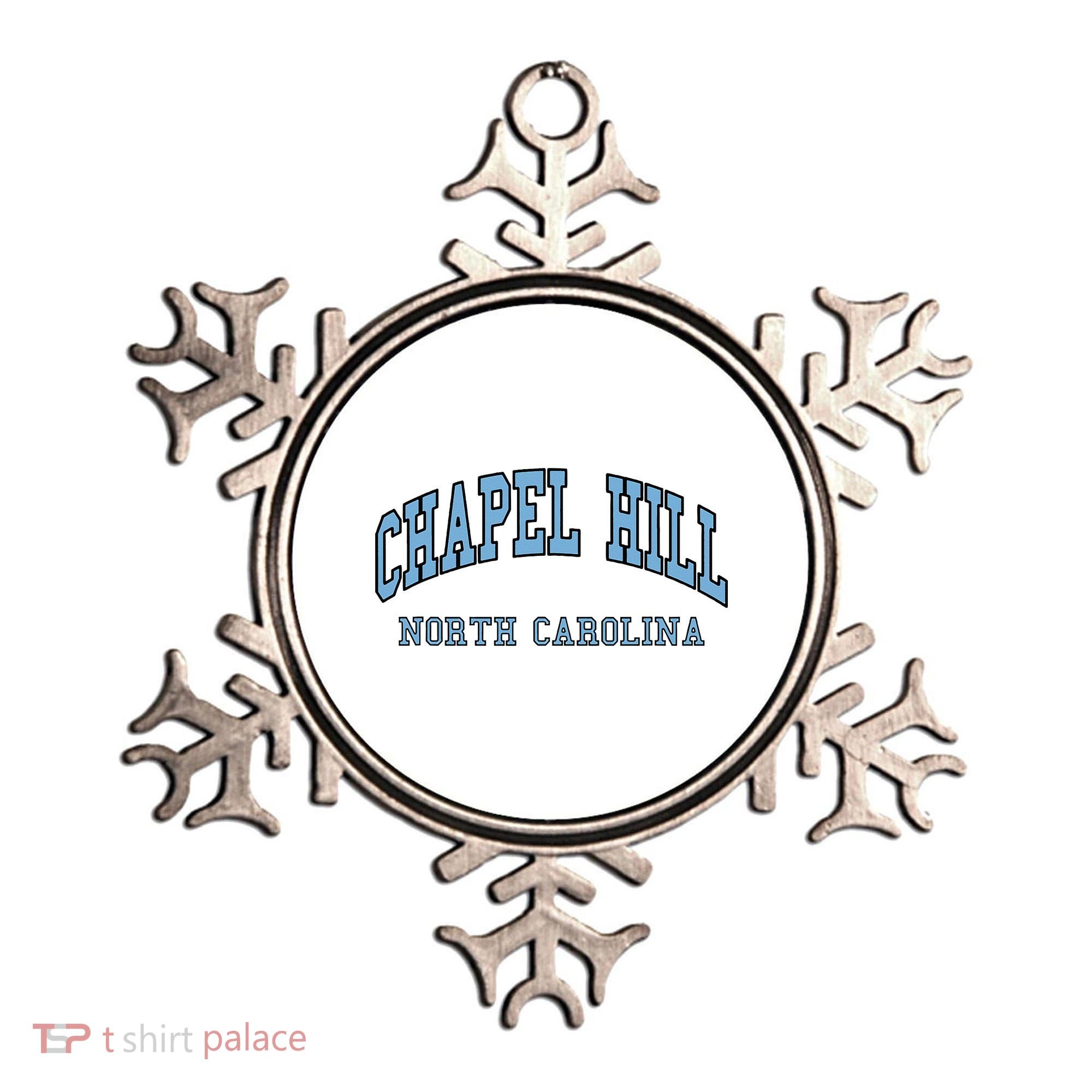 Chapel Hill North Carolina Throwback Ornament