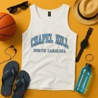 Chapel Hill North Carolina Throwback Tank Top thumb 4