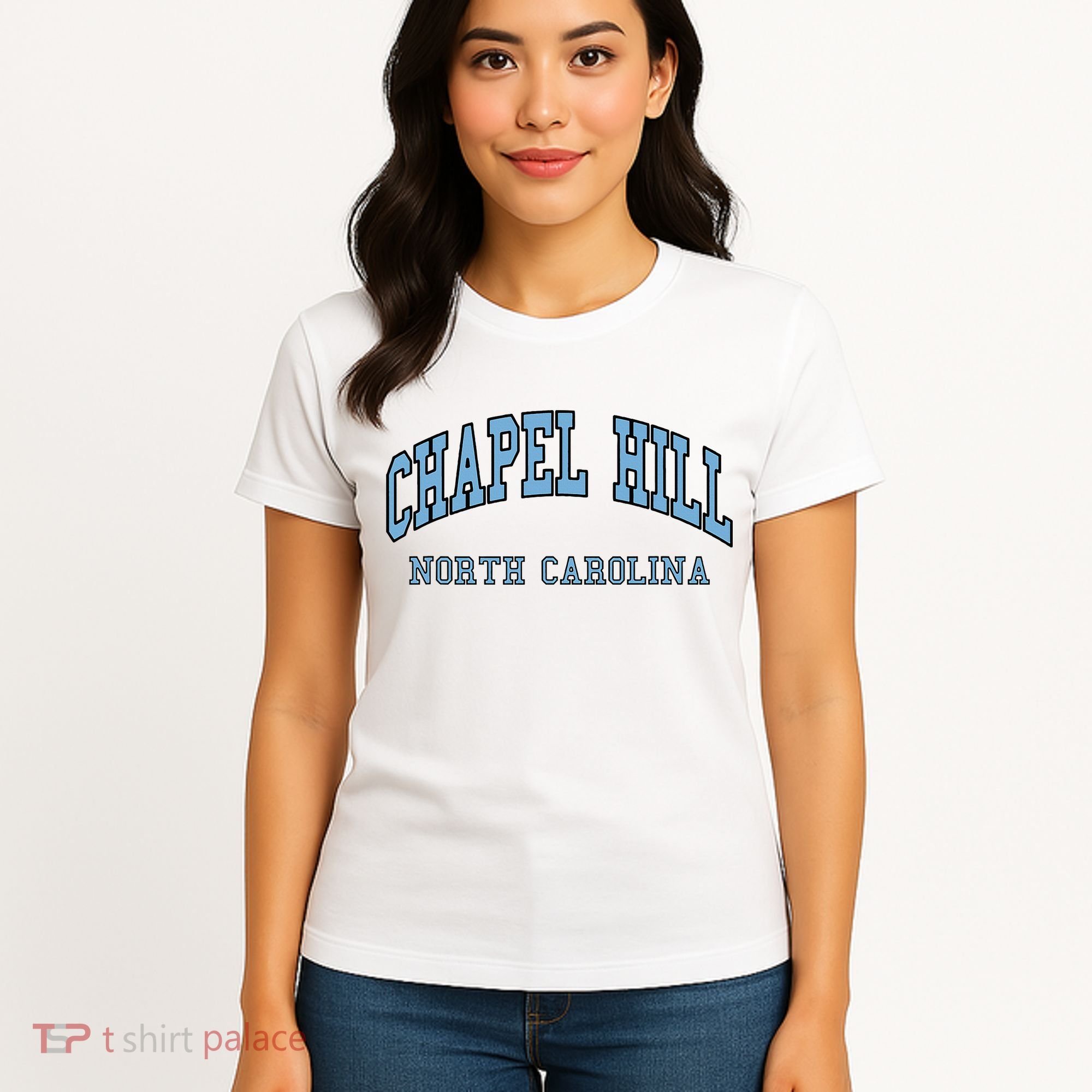 Chapel Hill North Carolina Throwback Women's T-Shirt