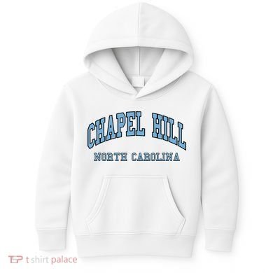 Chapel Hill North Carolina Throwback Kids Hoodie