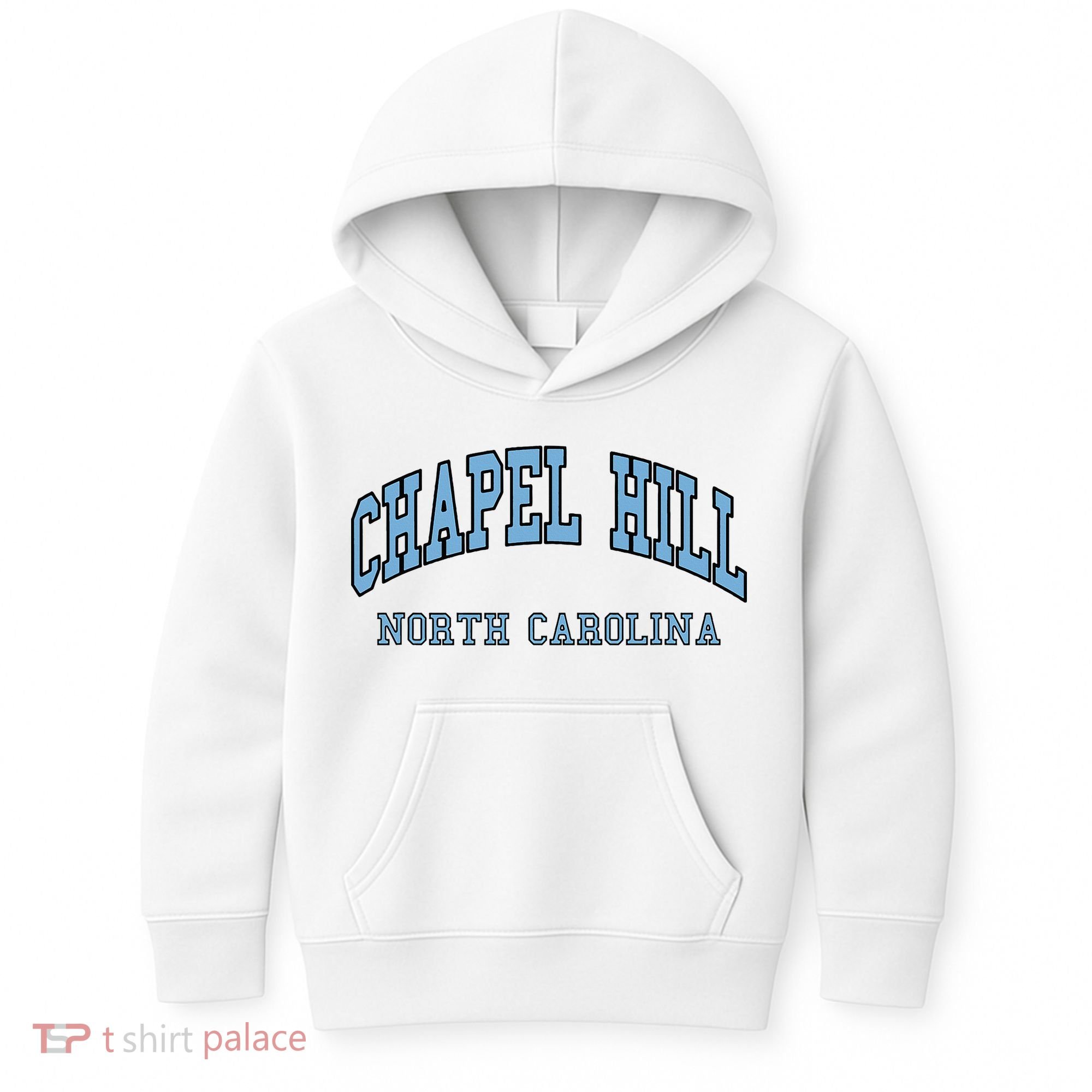 Chapel Hill North Carolina Throwback Kids Hoodie