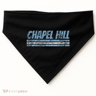 Chapel Hill North Carolina Retro Vintage Weathered Throwback USA-Made Doggie Bandana