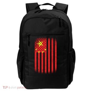 Vintage Chinese Flag Backpack