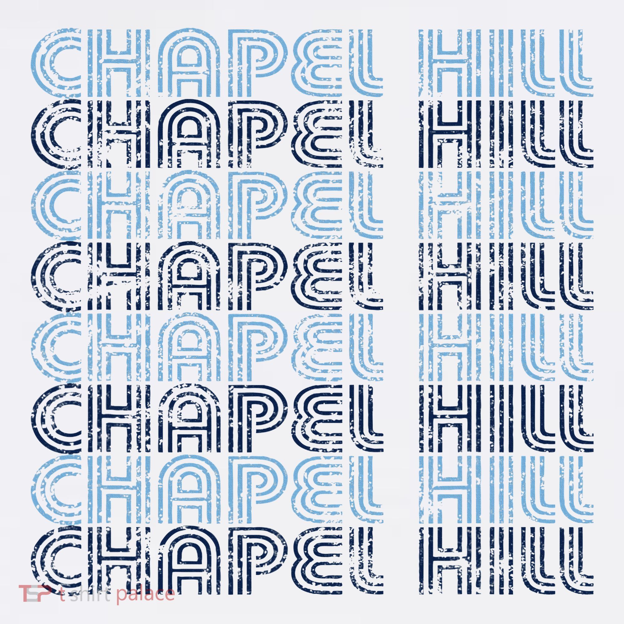 Chapel Hill North Carolina Vintage Weathered T-Shirt