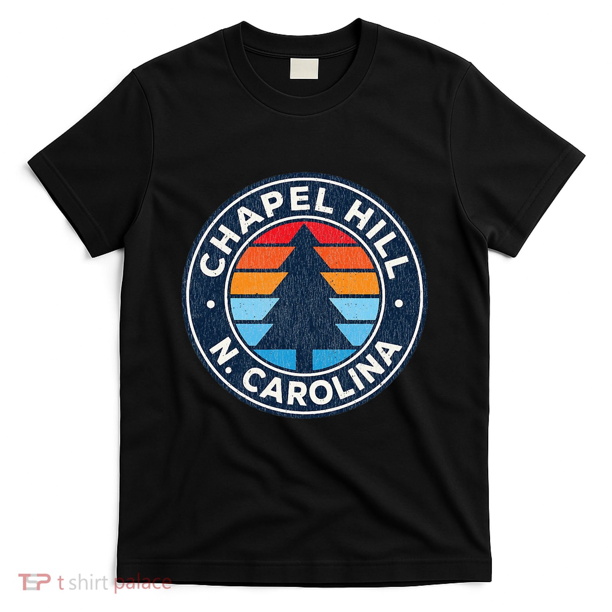Chapel Hill North Carolina Nc Vintage Graphic Retro 70s T-Shirt