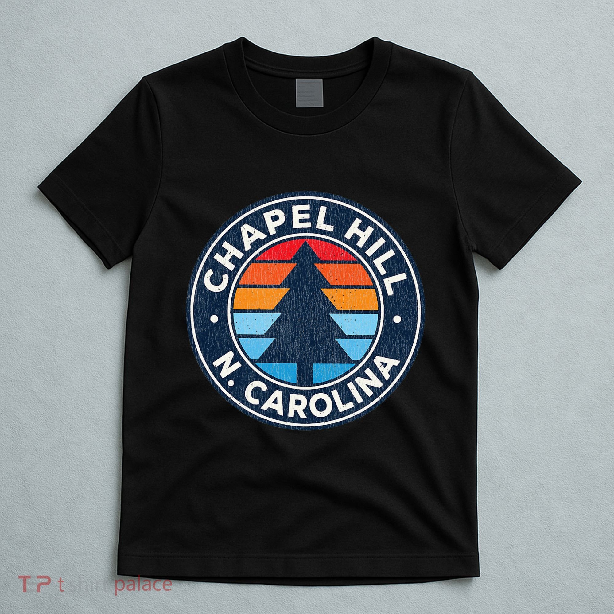 Chapel Hill North Carolina Nc Vintage Graphic Retro 70s T-Shirt