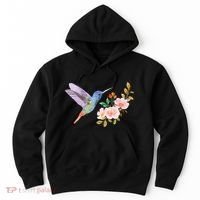 Cute Hummingbird Nectar Flower Outfit Love Birds Hoodie thumb 0