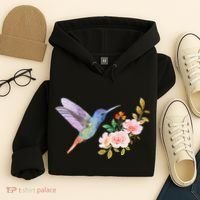 Cute Hummingbird Nectar Flower Outfit Love Birds Hoodie thumb 4
