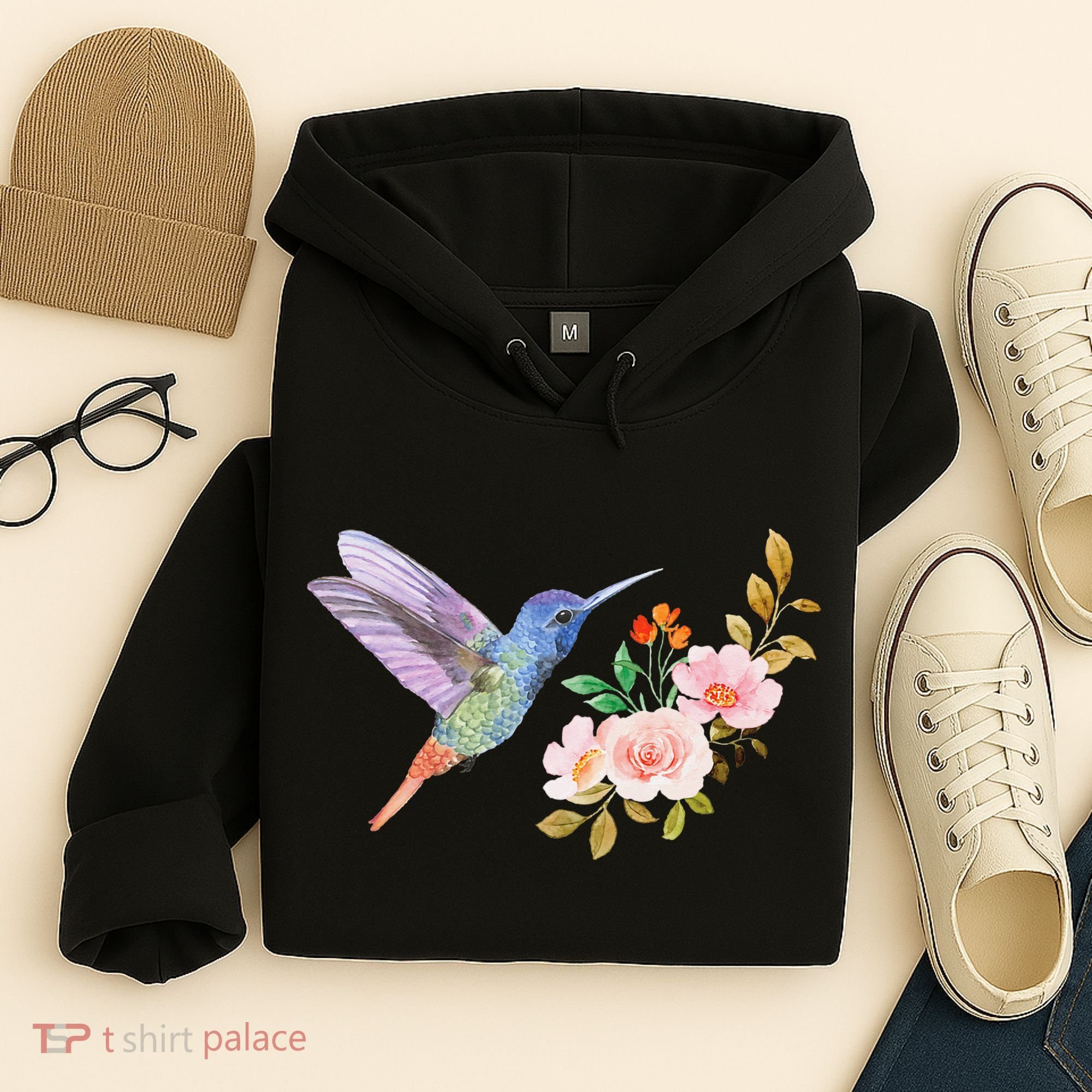 Cute Hummingbird Nectar Flower Outfit Love Birds Hoodie