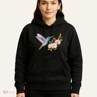 Cute Hummingbird Nectar Flower Outfit Love Birds Hoodie thumb 5