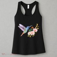 Cute Hummingbird Nectar Flower Outfit Love Birds Women's Tank Top thumb 3