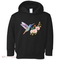 Cute Hummingbird Nectar Flower Outfit Love Birds Toddler Hoodie thumb 0