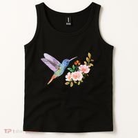 Cute Hummingbird Nectar Flower Outfit Love Birds Tank Top thumb 2
