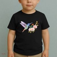 Cute Hummingbird Nectar Flower Outfit Love Birds Toddler T-Shirt thumb 2