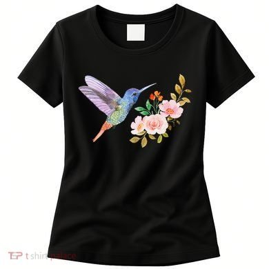 Cute Hummingbird Nectar Flower Outfit Love Birds Women's T-Shirt