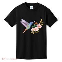Cute Hummingbird Nectar Flower Outfit Love Birds Kids T-Shirt thumb 0