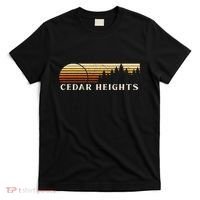 Cedar Heights Nj Vintage Evergreen Sunset Eighties T-Shirt thumb 0