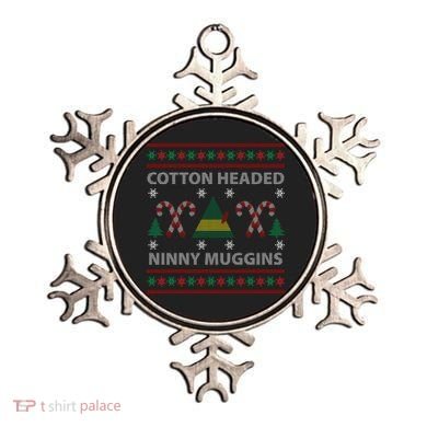 Cotton Headed Ninny Muggins Ugly Christmas Sweater Design Ornament