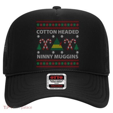 Cotton Headed Ninny Muggins Ugly Christmas Sweater Design Hat