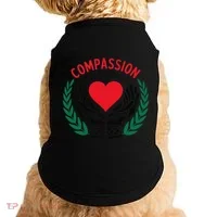 Compassion Has No Borders 2025 Funny Doggie Tank thumb 0