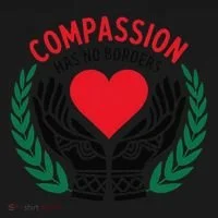 Compassion Has No Borders 2025 Funny Doggie Tank thumb 4