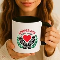 Compassion Has No Borders 2025 Funny Coffee Mug thumb 3
