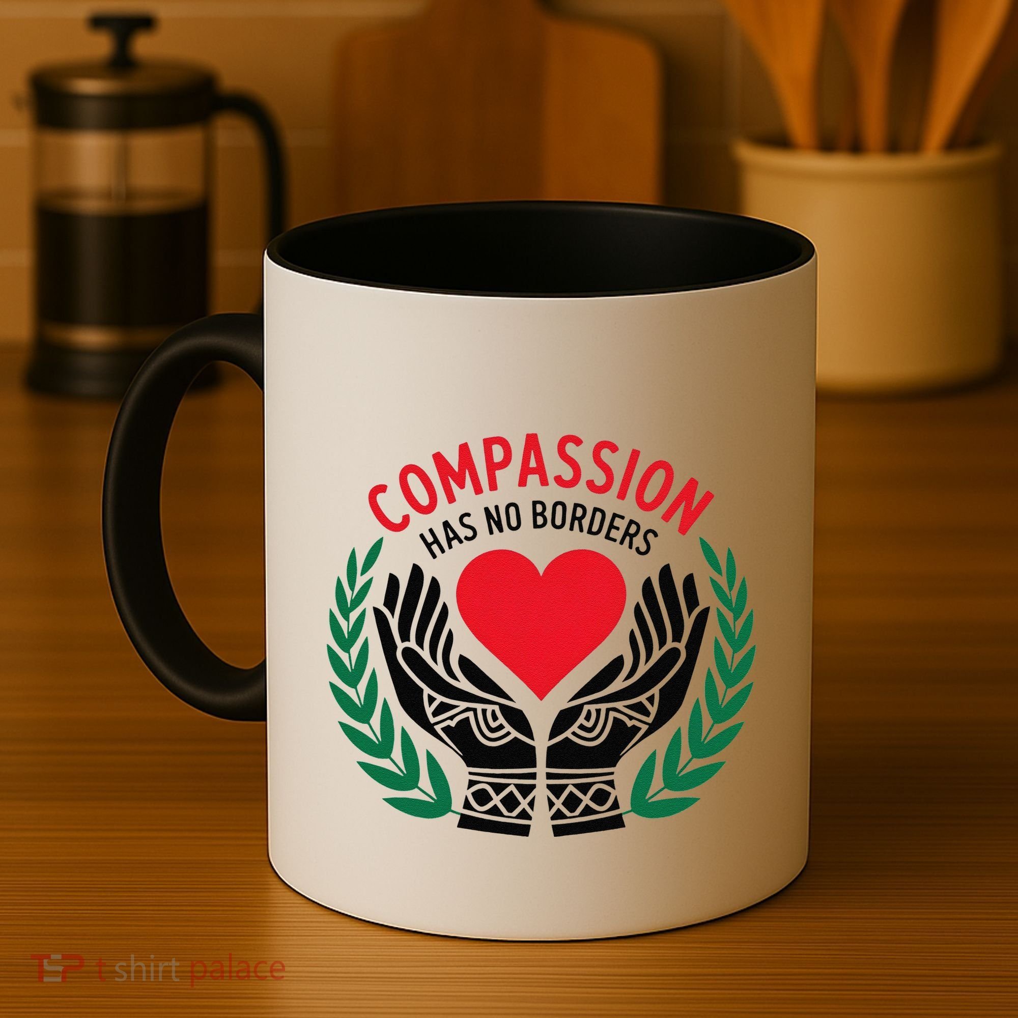Compassion Has No Borders 2025 Funny Coffee Mug