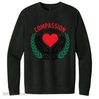 Compassion Has No Borders 2025 Funny V.I.T. Fleece Crew Sweatshirt thumb 0