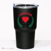 Compassion Has No Borders 2025 Funny Tumbler thumb 0