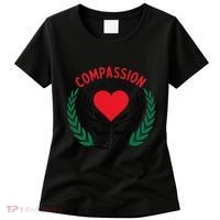 Compassion Has No Borders 2025 Funny Women's T-Shirt thumb 0