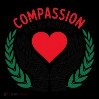 Compassion Has No Borders 2025 Funny Kids Long Sleeve Shirt thumb 2
