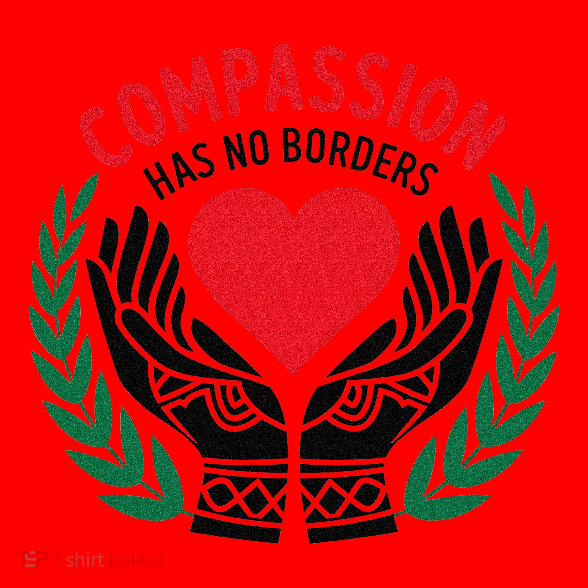Compassion Has No Borders 2025 Funny Santa Hat