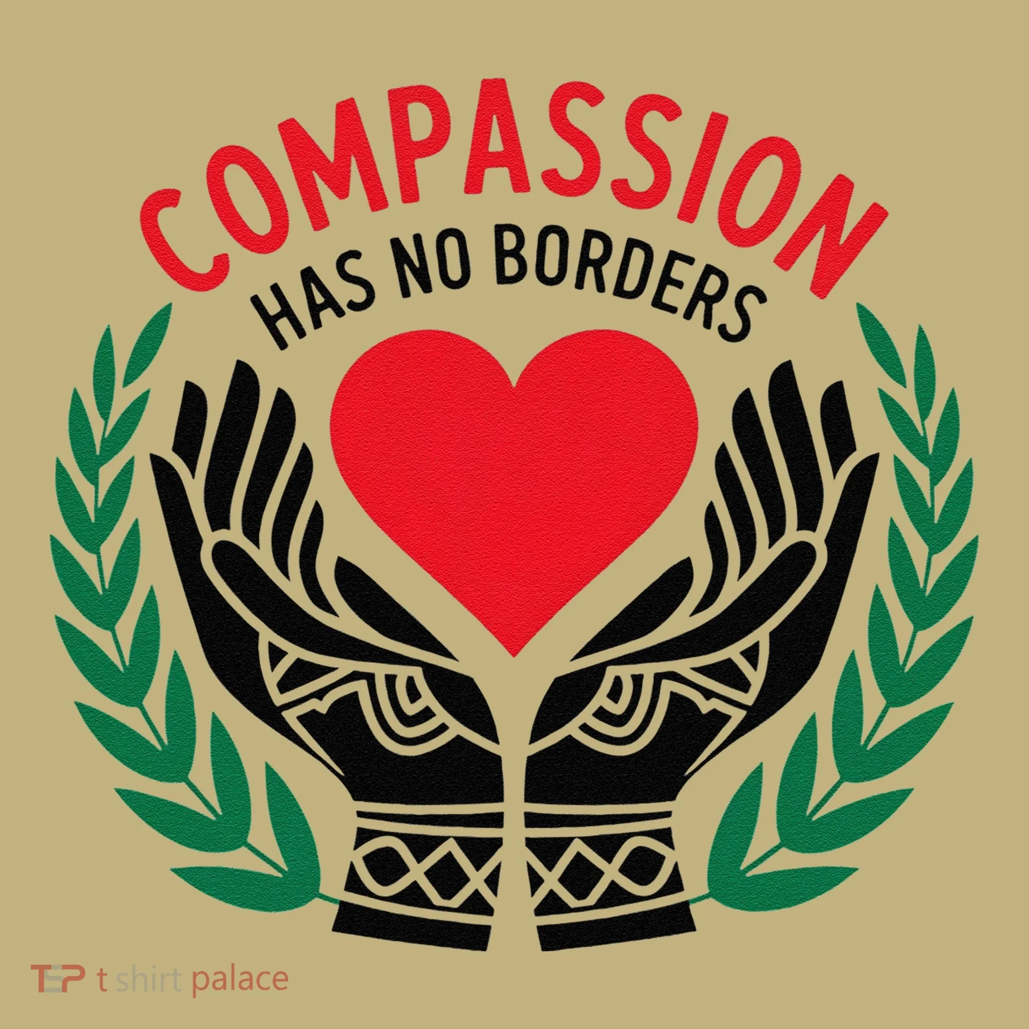 Compassion Has No Borders 2025 Funny Mousepad