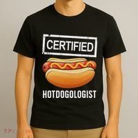 Cool Hotdog Outfit Adult Hotdog Hot Dog Lover T-Shirt thumb 3