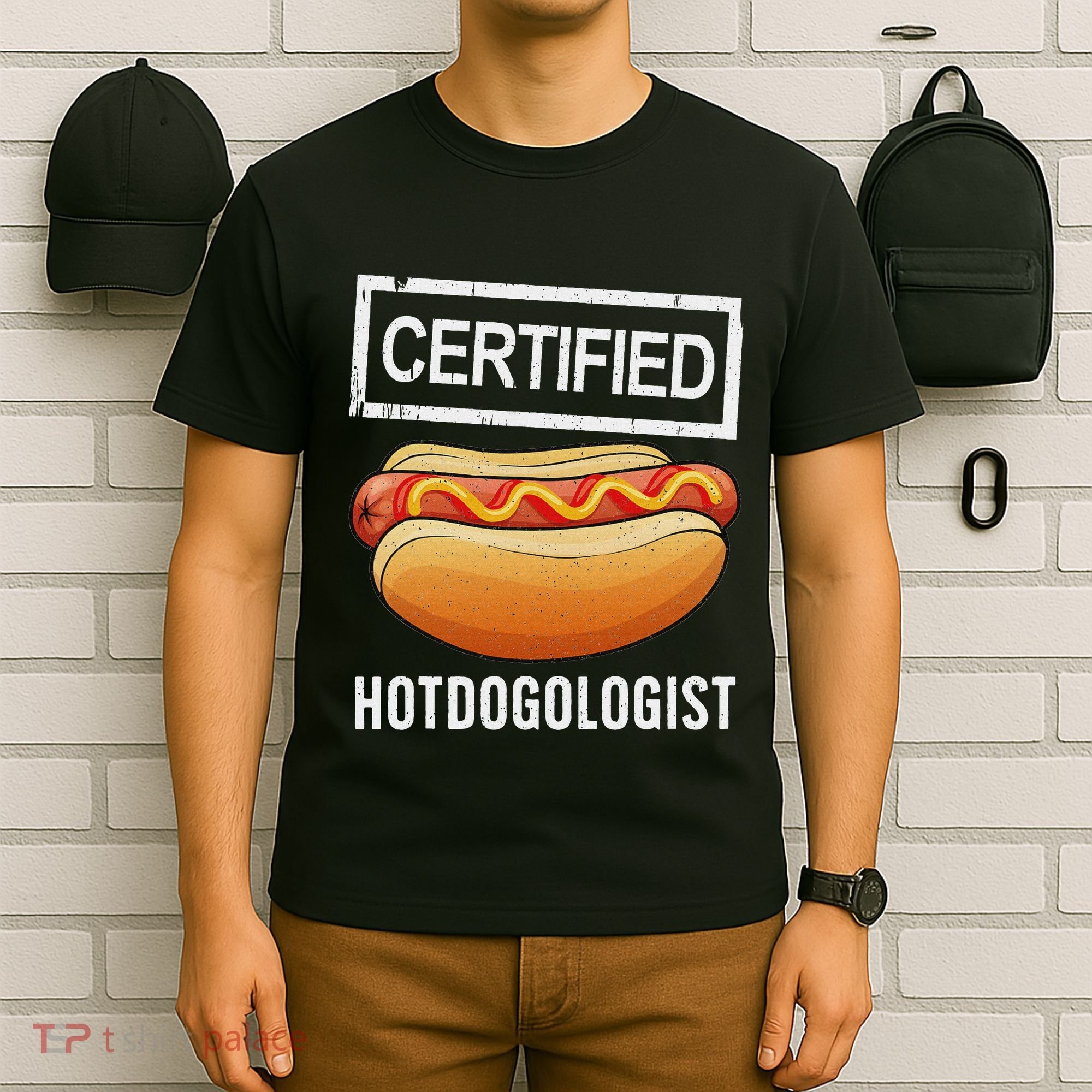 Cool Hotdog Outfit Adult Hotdog Hot Dog Lover T-Shirt