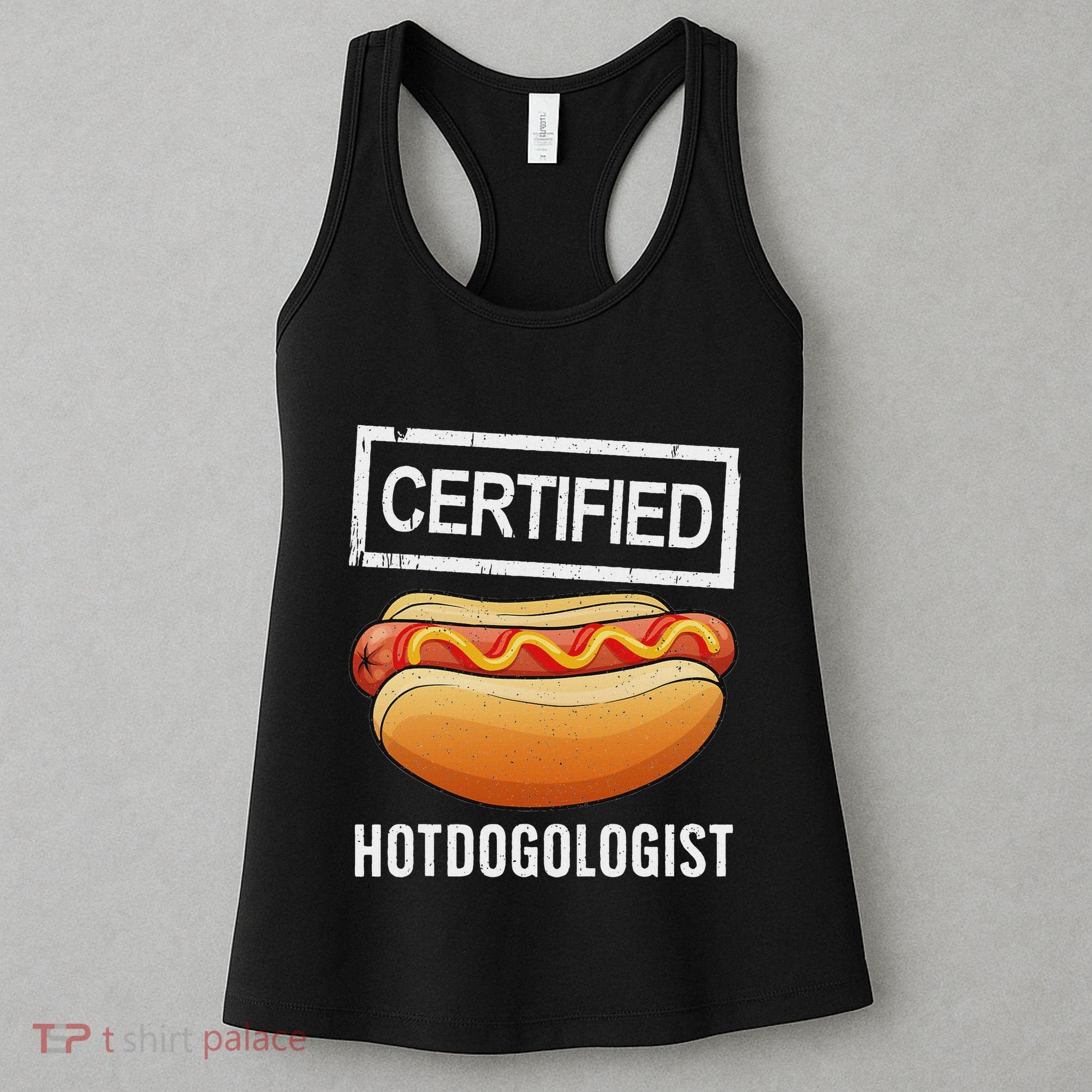 Cool Hotdog Outfit Adult Hotdog Hot Dog Lover Women's Tank Top