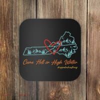 Come Hell Or High Water – Appalachian Strong Retro Coaster thumb 0