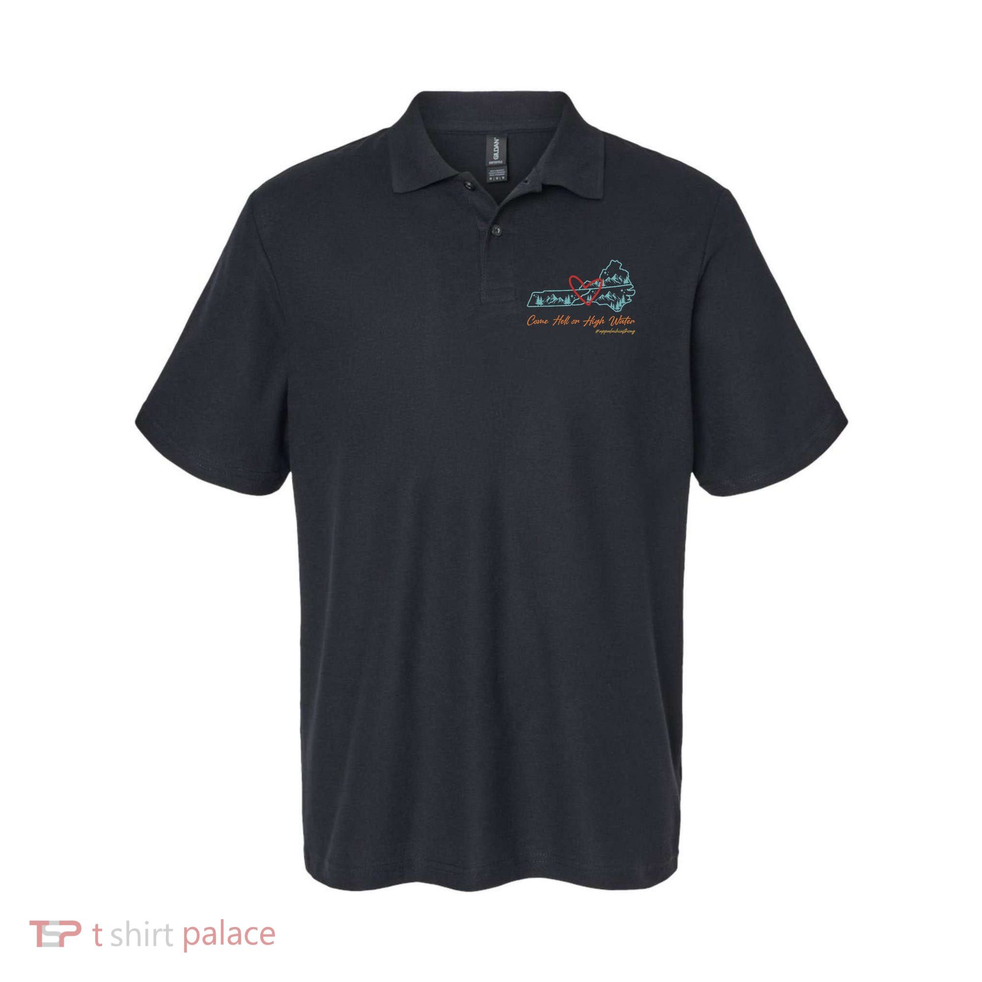 Come Hell Or High Water – Appalachian Strong Retro Polo