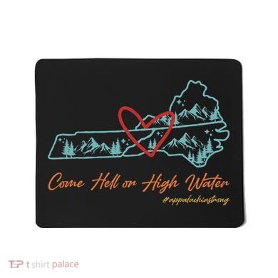 Come Hell Or High Water – Appalachian Strong Retro Mousepad