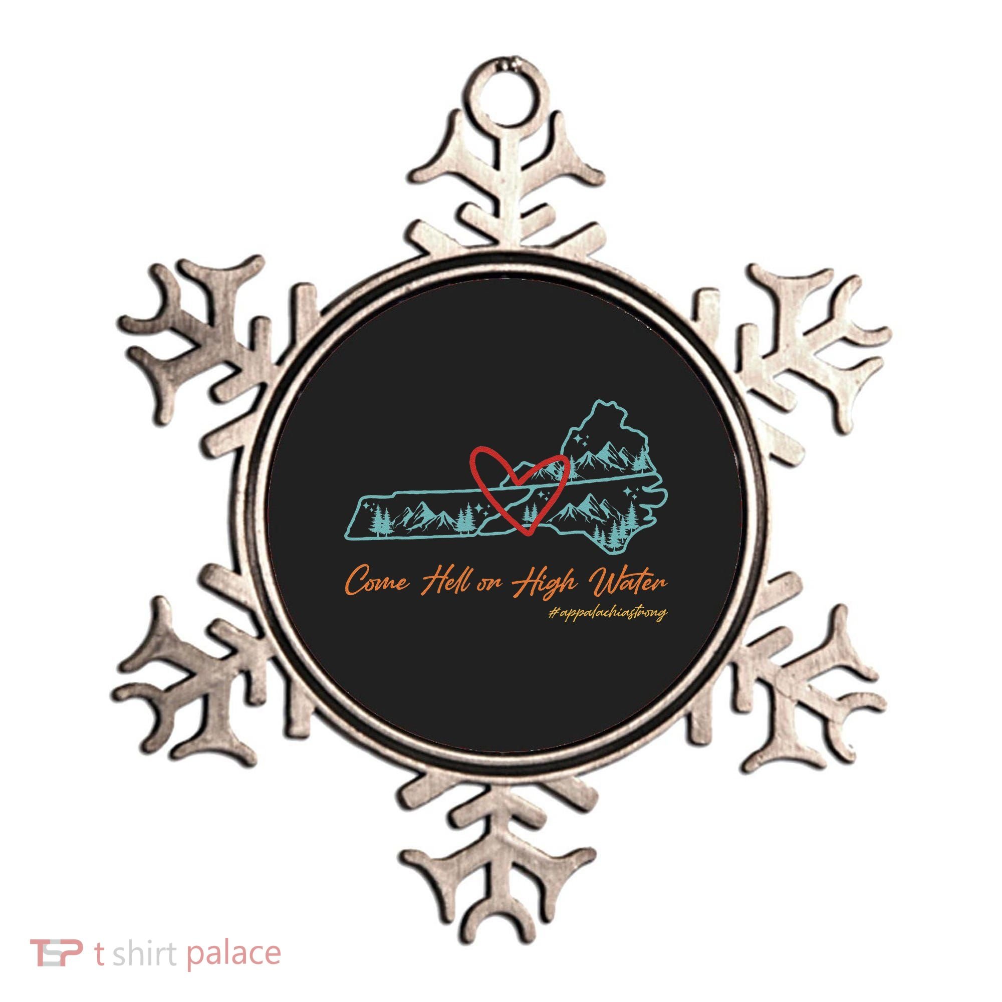 Come Hell Or High Water – Appalachian Strong Retro Ornament