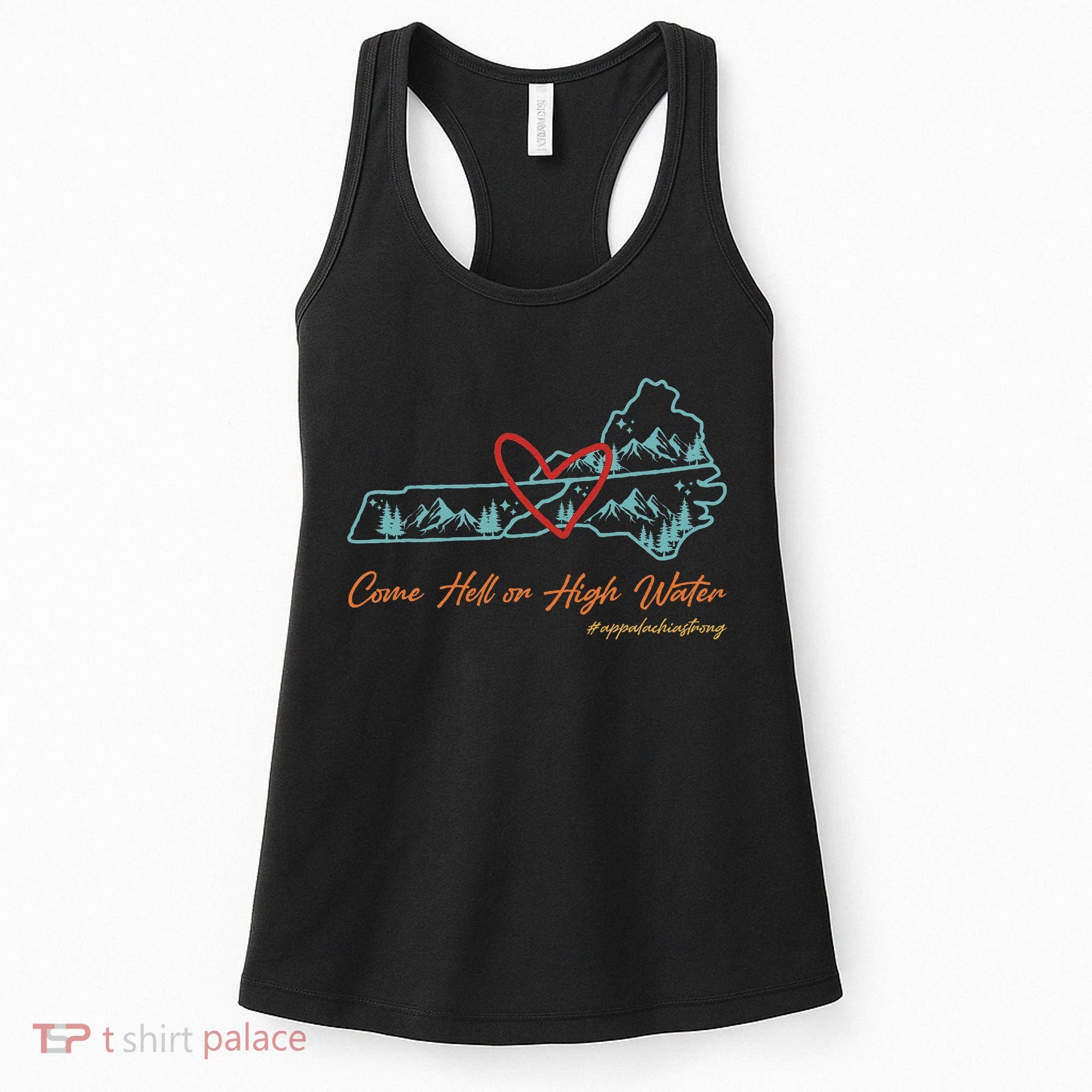 Come Hell Or High Water – Appalachian Strong Retro Women's Tank Top