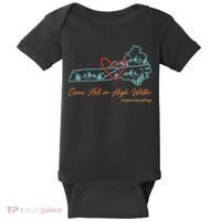 Come Hell Or High Water – Appalachian Strong Retro Baby Bodysuit thumb 0