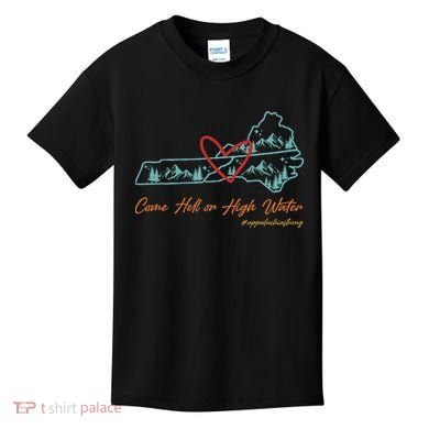 Come Hell Or High Water – Appalachian Strong Retro Kids T-Shirt