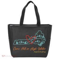 Come Hell Or High Water – Appalachian Strong Retro Tote Bag thumb 0