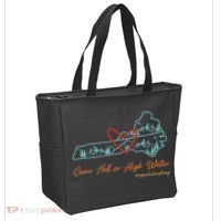 Come Hell Or High Water – Appalachian Strong Retro Tote Bag thumb 2